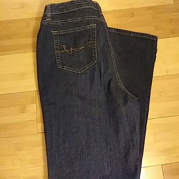 St John's Bay Secretly Slender Boot Cut Jeans - Picture 3 of 5